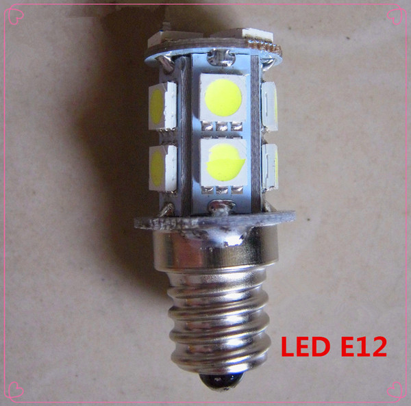 Free Shipping led e12 13smd 12V 18V 24V 30V Indicator 
8000
bulb light beads 13smd single contact diameter E12 led e12 13smd