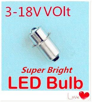 free Shipping Recessed Screw p13.5s led 3v-18v Base Led Flashlight Bulb 18 V Usb Led Light