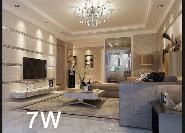 Led manufacture led ceiling light 7W(white/warm white) for The living room, the dining room and the exhibition hall shooting light