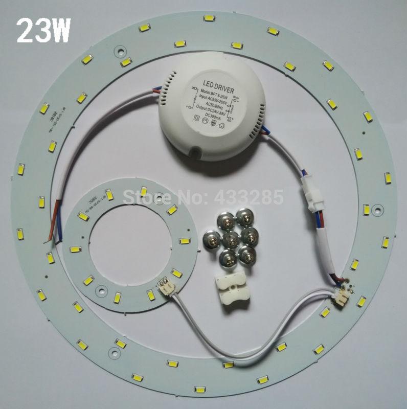 5W 12W 15W 18W 23W LED Ring PANEL Circle Light AC85-265V SMD 5730 LED Round Ceiling board the circular lamp board