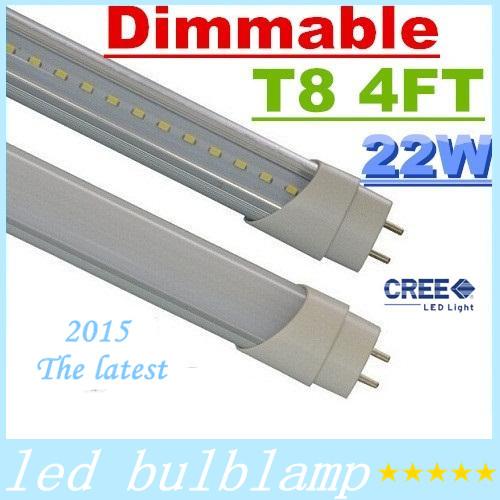 UL AC 110-277V Dimmable 22W Led Tubes Lights 4ft T8 1.2m 1200mm Led Fluorescent Lights AC 85-277V