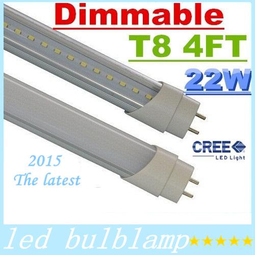 CREE Super Bright Dimmable Led Tubes Light 22W T8 4FT 1.2m Led Fluorescent Lights AC 110-277V CE ROHS UL