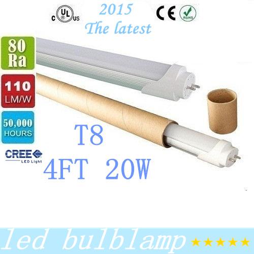 4ft Led T8 Tubes 20W Led Bulbs Tubes 1.2m 4 foot Led Fluorescent Lights SMD2835 84LEDs Warm/Natrual/Cold White AC 85-265V