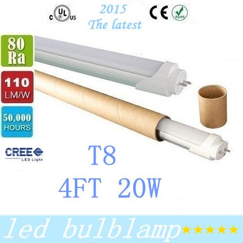 4ft Led Tubes T8 4 foot Led Lights Tubes 20W 84LEDs SMD 2835 Led Bulbs Tubes Warm/Natrual/Cold White AC 85-265V