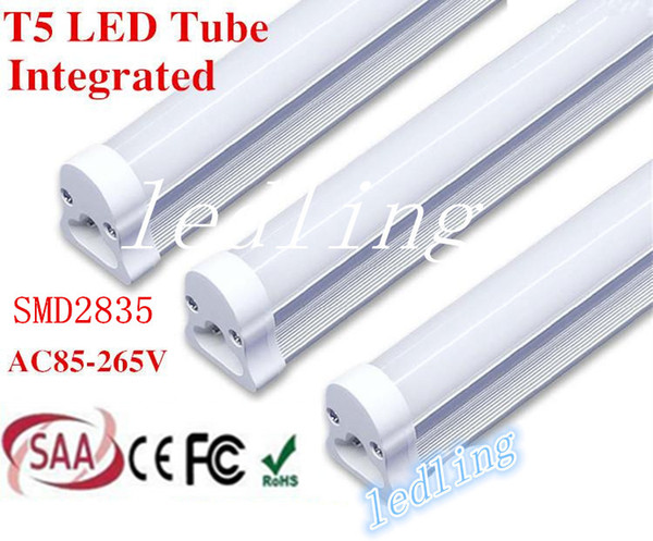 LED TUBE Lamp T5 12W ONE-PIECE G13 LIGHTS 2835SMD AC 85-265V 2600-12000K PSE FCC CE T-Tick RoHS UL 5 years garantte+CE ROHS