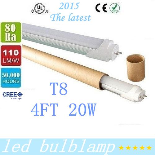 T8 Led Light Tubes 4ft 1.2m 20W Led Tubes 1200mm SMD2835 Led Fluorescent Ligths AC 85-265V + CE ROHS UL