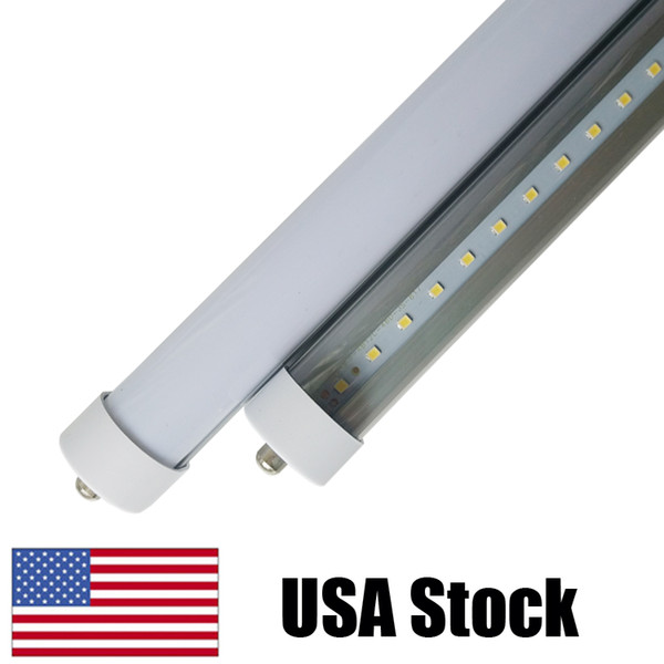 8ft led tube lights R17d 8 feet Ft Single Pin 36W 45W T8 LED Fluorescent Tubes 96