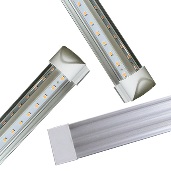 T8 Shop Lights 2ft 3ft 4ft 5ft LED Tube Light V Shape Integrated LED Tubes 2 3 4 5 ft Cooler Door Freezer LED Lighting