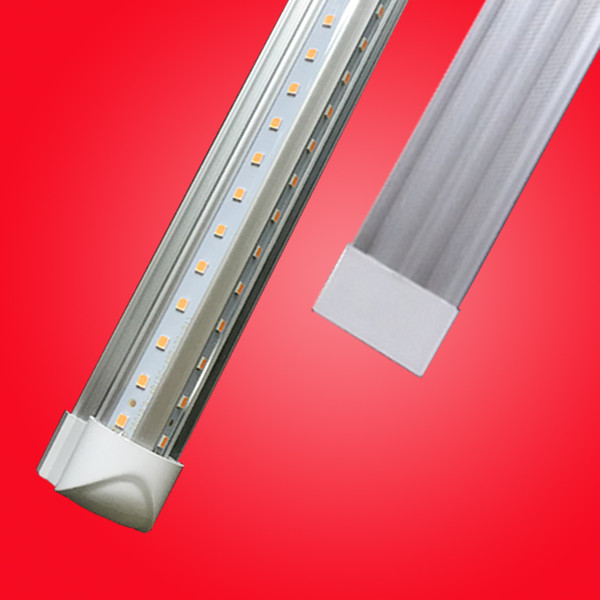 6ft led for cooler V-Shaped Door Led Tube Lights 52W 1.8M T8 Integrated Led Fluorescent Lamp 270 Angle Double Glow AC85-265V