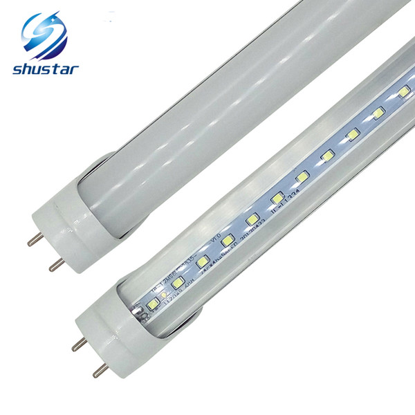 LED T8 Tube 0.6m 2ft 12W 1100LM SMD 2835 Light Lamps 2 feet 600mm 85-265V led lighting fluorescent