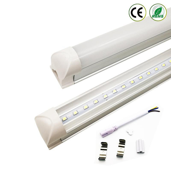 Integrated T8 LED Tube 4FT 22W SMD 2835 tubes Light Lamp 1.2M 85-265V Bulb led fluorescent lighting