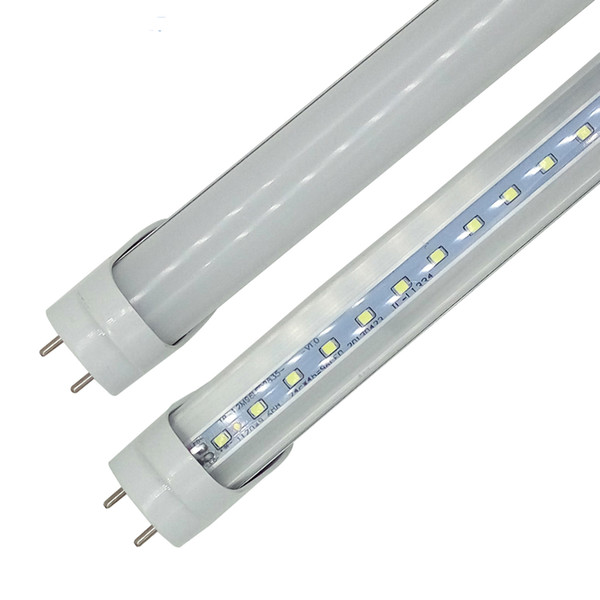 LED 4ft/ 5ft/ 6ft/ FA8 8ft 2.4M Single pin T8 LED fluorecent tube light G13 1.2m 22W SMD2835 Tubes Lamps AC 85-265V