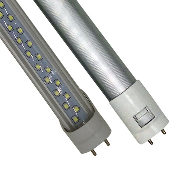 T8 G13 4ft 8ft 28W 60W Double Row Led Tube 1.2m 2.4m SMD 2835 85-265V 4FT 8FT 1200mm led tubes fluorescent Lighting ce rohs UL