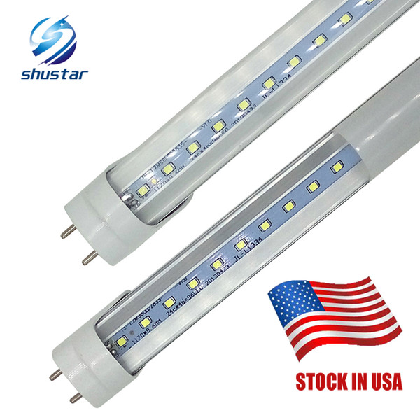 100* in stock LED T8 G13 Tube 4ft 22W 20W 18w SMD 2835 Light Bulbs 4 feet 1.2m 1200mm 85-265V led lighting fluorescent lamp 3 year warranty