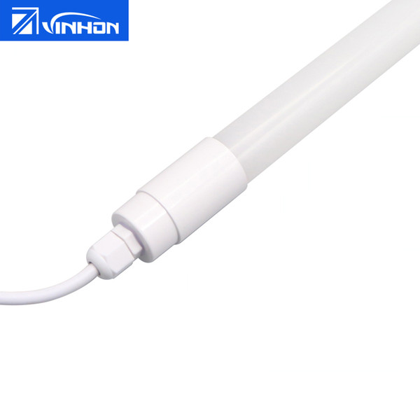 Waterproof LED Tube Light IP65 T8 Tube Waterproof Design LED Lighting Fixture 2ft 3ft 4ft by Fedex 3000K 4000K 6000K 3-years Warranty