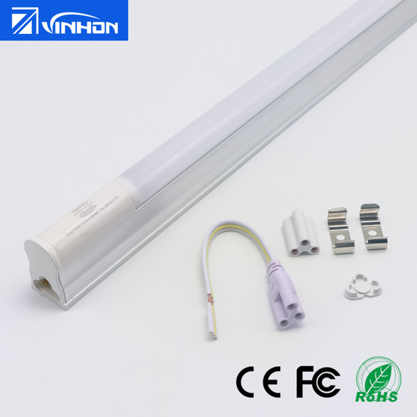 Radar Motion Sensor T5 Integrated LED Tube Light 2ft 3ft 4ft Human Body Sensor LED Light 9w 13w 18w Underground Parking Light Fixture