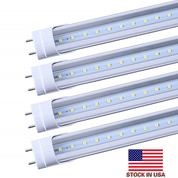 LED Bulbs Tubes 4 Feet FT 4ft LED Tube 18W 22W T8 Fluorescent Light 6500K Cold White Factory Wholesale + Stock in US