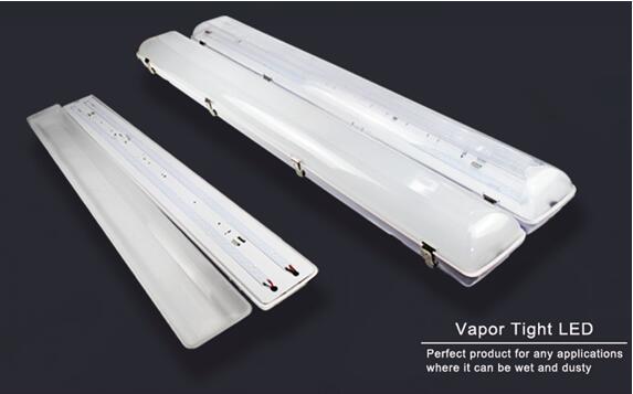 100-277V 50W 130lm/W LED Tri-Proof Light Batten Tube Explosion Proof Vapor Tight Lights Replace Fluorescent Light Fixture Ceiling