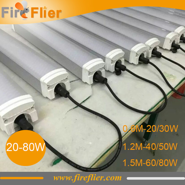 Free Shipping 12pcs 2ft led batten light 0.6m farm led lamp for kichen factory warehouse storage garage lighting 4ft 5ft 40w 60w