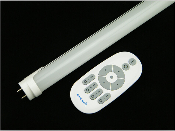 free shipping New design color changeable and dimmable led t8 tube with remote control AC90-265V 2700-6500K Adjustable