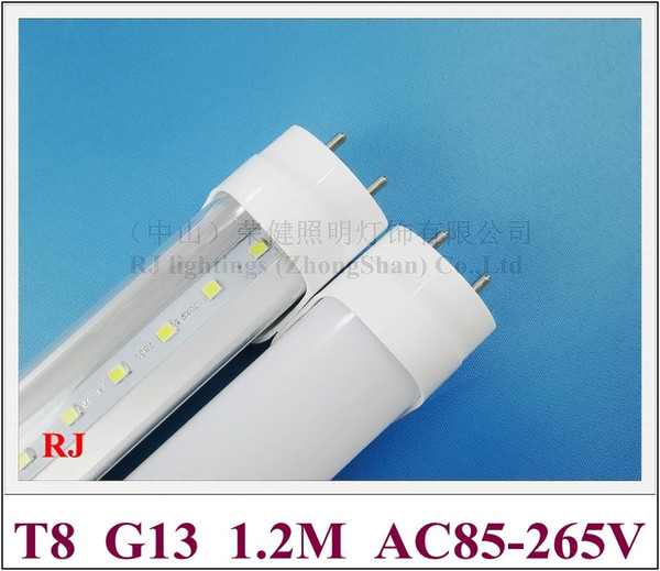 LED tube lamp light LED fluorescent tube bulb T8 G13 1200mm 1.2m 2400lm 20W constant current driver inside AC85-265V input CE