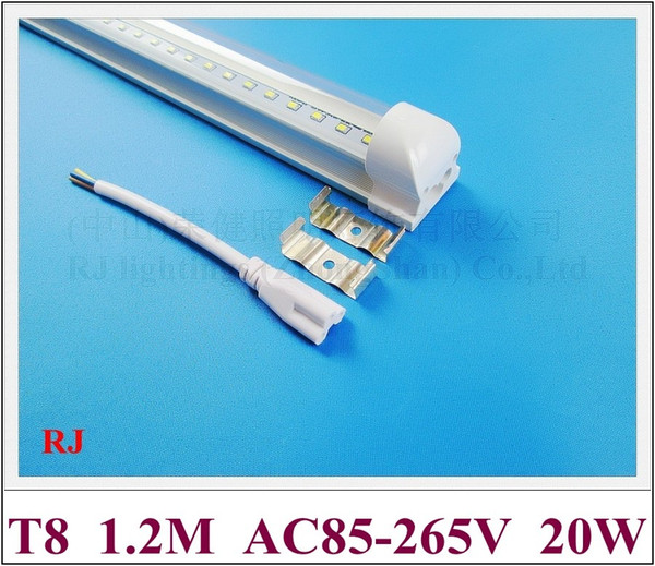 compact LED tube light lamp LED tube bulb 1200mm 1.2M SMD2835 96 led 20W 2400lm constant current driver inside AC85-265V input