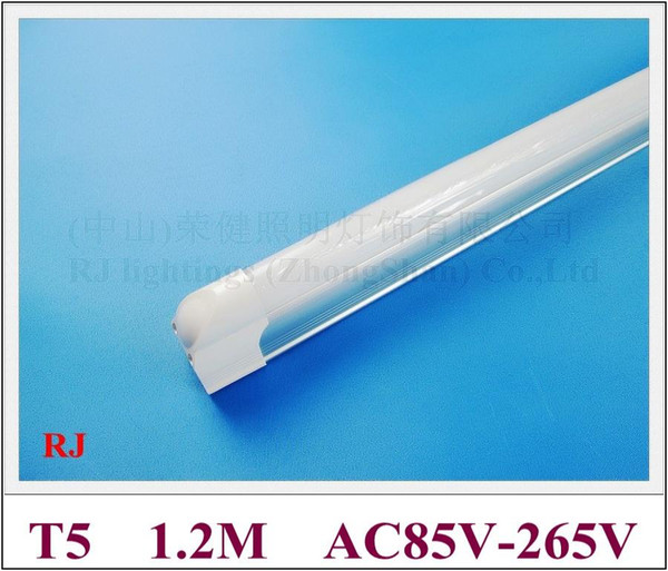 compact led tube lamp light T5 LED fluorescent tube 1200mm 4FT SMD 2835 96 led 20W 2400lm AC85-265V input aluminum CE L