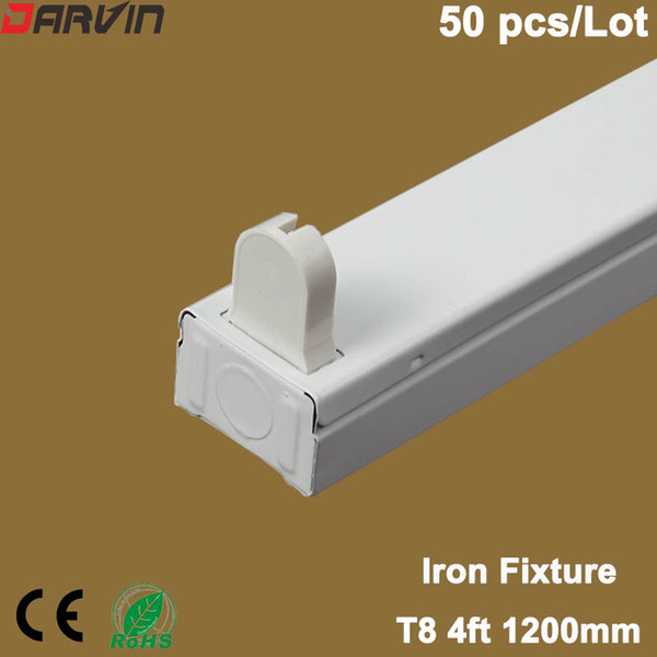 Led Tube Support T8 4ft Led Tube Fixture Support Iron Led Tube Fixture detachable Bracket AC85-265V Freeshipping. 50pcs/Lot