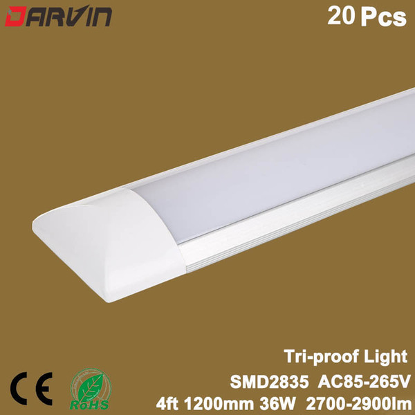 Led Linear Light 4ft 120cm 1200mm 36W purified fixture lamp 110V 220v Led Tube Light Smd2835 Batten Tube Light Top Quality