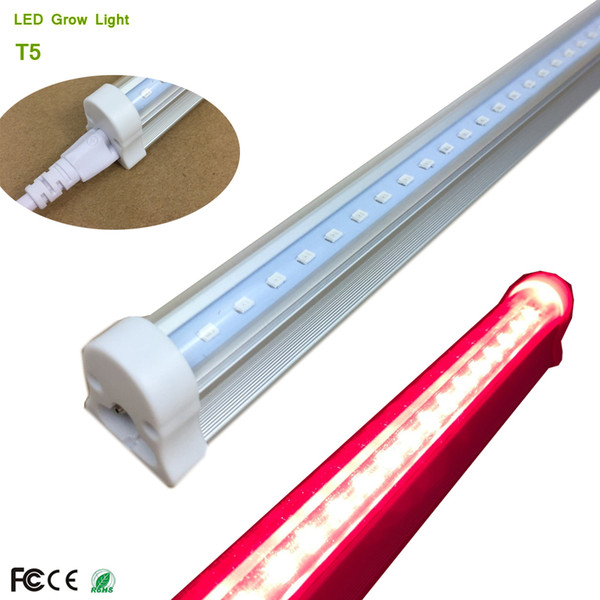 Fine Aluminum 2' 9W 3' 14W 4' 18W LED Grow Light T5 tube integrated Tube for Greenhouse, Commercial Growing Project