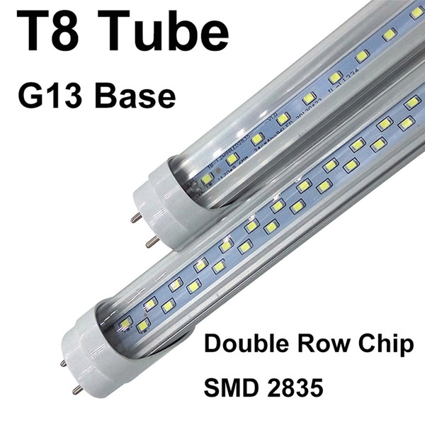 4ft 22W 28W 45W 3ft 18W 2ft 11W SMD 2835 T8 Led Tube Lights 3200lm Warm/Natural/Cool White 1.2m AC 85-265V