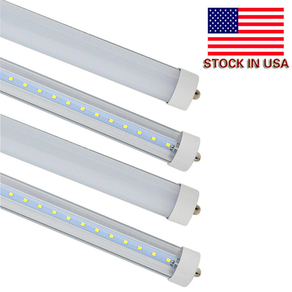 8' led 45 watt bulbs 8ft LED Tube Single Pin FA8 T8 LED Tubes Light 8 ft 8Feet 45W LEDs Lights Tube Lamp