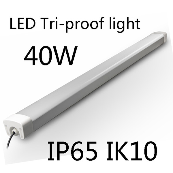 New design 1.2M 40w 120LM/W IP65 waterproof dustproof led tri-proof light for warehouse,led linear lamp ,in wet dusty environments Free shi