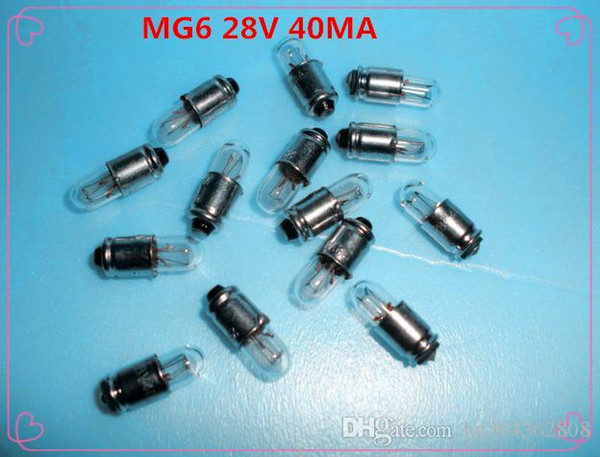 bulbs Machine tool instrumentation mg6 Marine light 28V 40MA MG6 small bulb 28v Chime bullet bubble mg6 28v