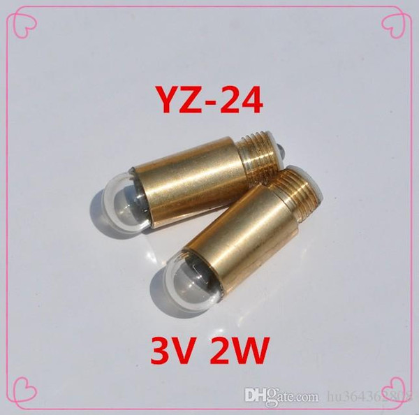 Free Shipping 5 pcs YZ-24 YZ24 3v DC Ophthalmoscope bulb 3V 2W medical equipment yz-24