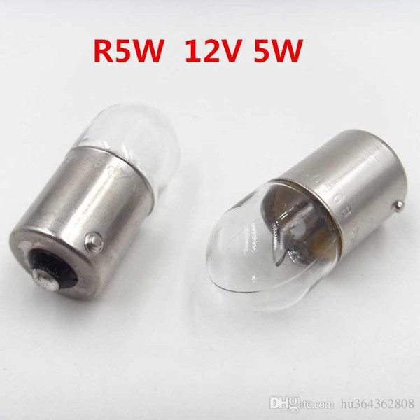 Free Shipping 10pcs Car light bulb BA15s R5W 12V 5W Semaphore turn signal taillights R5W 5W 12V