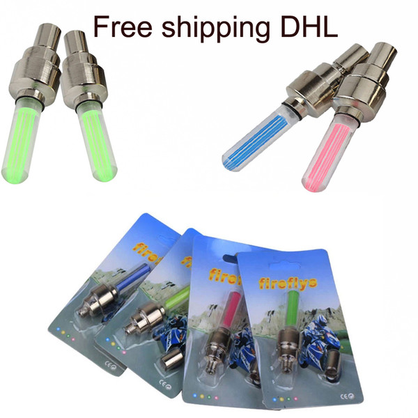 New arrival DHL free shipping wheel valve lamp Waterproof Bicycle Wheel Lights Outdoor Bike Lights Super Cool Led Wheel Lights