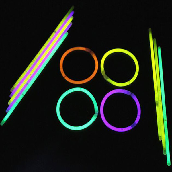 200mm party sticks Glow Stick Bracelet Necklaces Neon Party LED Flashing Light Sticks Wand Novelty Toy LED Vocal Concert LED Flash Sticks