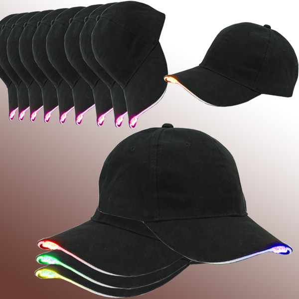 baseball cap Led Hat Easily Adjustable Light Up Baseball Cap Flashing Bright Women Men Sport Hat for Hip Hop Party Jogging Camping