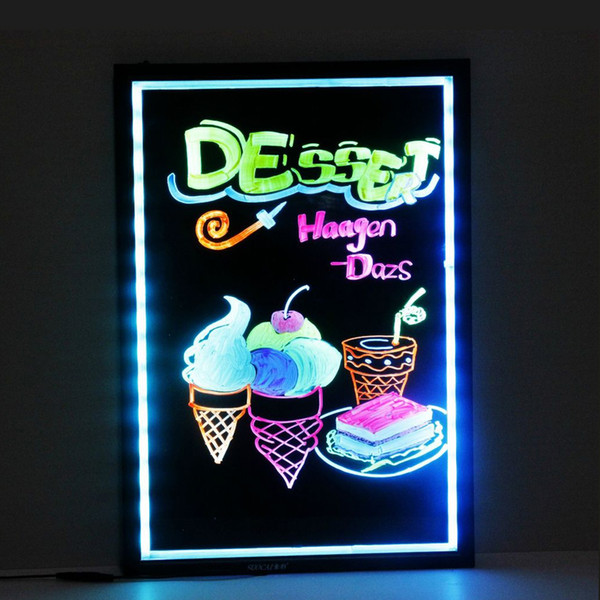 Kits study LED neon blackboard Learning with your children in fun advertisement board for store hotel DIY the message