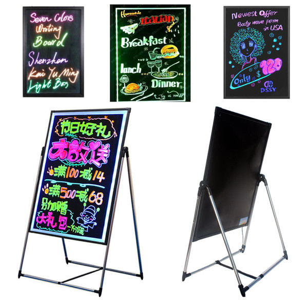 Children learning DIY board Fluorescent LED writing boar advertisement DIY the design for teach children hotel restaurant store promotion