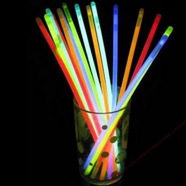 20CM Glow Stick Multi Color Bracelet Necklaces Neon Party Light Stick Wand Novelty Toy Vocal Concert Sticks