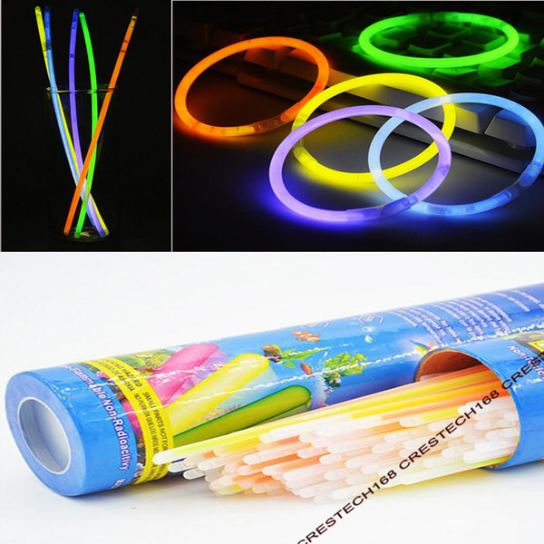 Glow Stick Bracelet Necklaces Neon Party LED Flashing Light Sticks Wand Novelty Toy LED Vocal Concert LED Flash Sticks