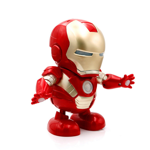 CRESTECH DANCE HERO 2019 Dancing Iron Man Marvel Fingers Avengers Toys with Music , for Child Boys Girls Gift