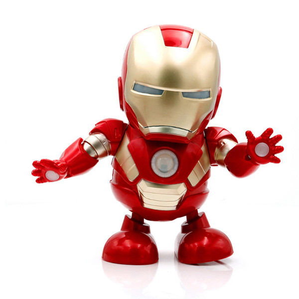 Dancing Robots - DANCE HERO Marvel Fingers Avengers Toys, Dancing Robot Lighting Electric Music Toy with Music Boys Girls Gift