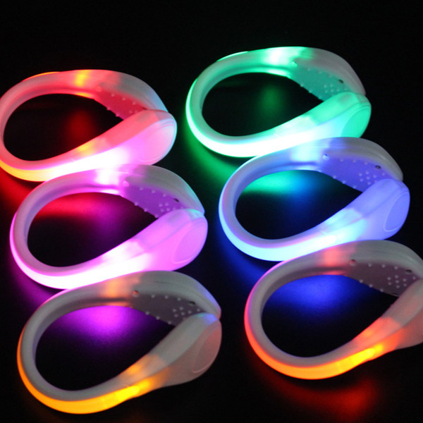 For Running Cycling Bike Sport light LED Luminous Shoe Clip Light Night Safety Warning LED Bright Flash Light