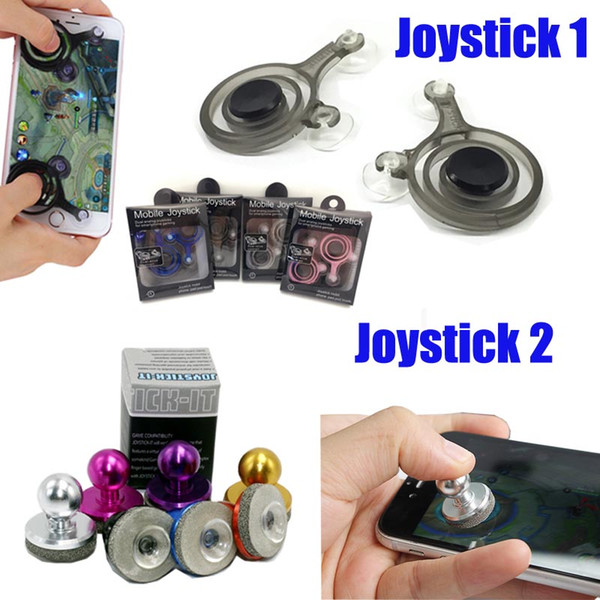 Mobile Joystick Controller Dual-stick Game Control Analog joysticks mobil for smartphone pad phone With Retail Package