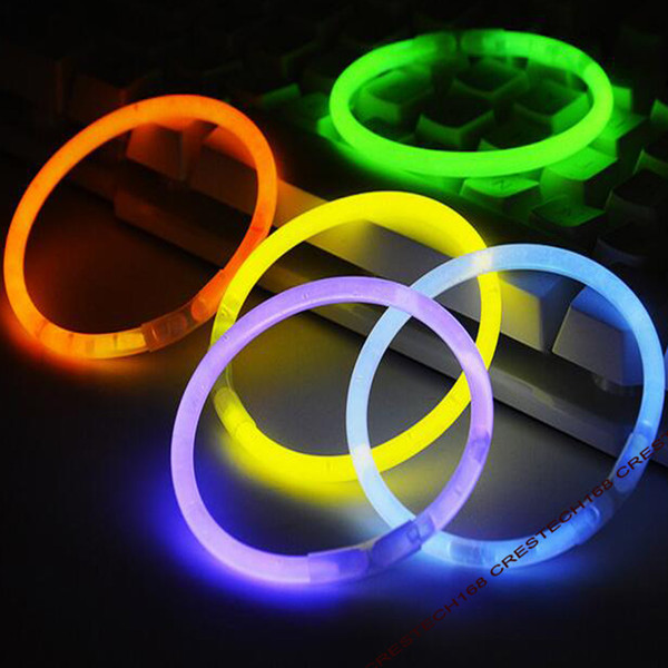 200mm party sticks Glow Stick Bracelet Necklaces Neon Party LED Flashing Light Sticks Wand Novelty Toy LED Vocal Concert LED Flash Sticks