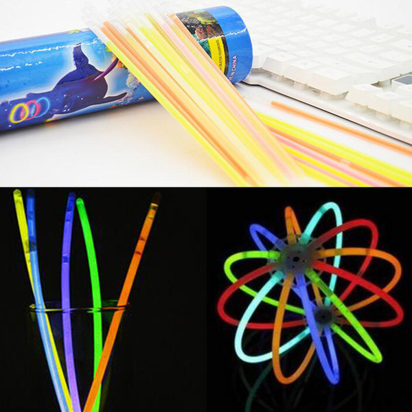 Glow Stick Multi Color Bracelet Necklaces Neon Party Light Stick Wand Novelty Toy Vocal Concert Sticks