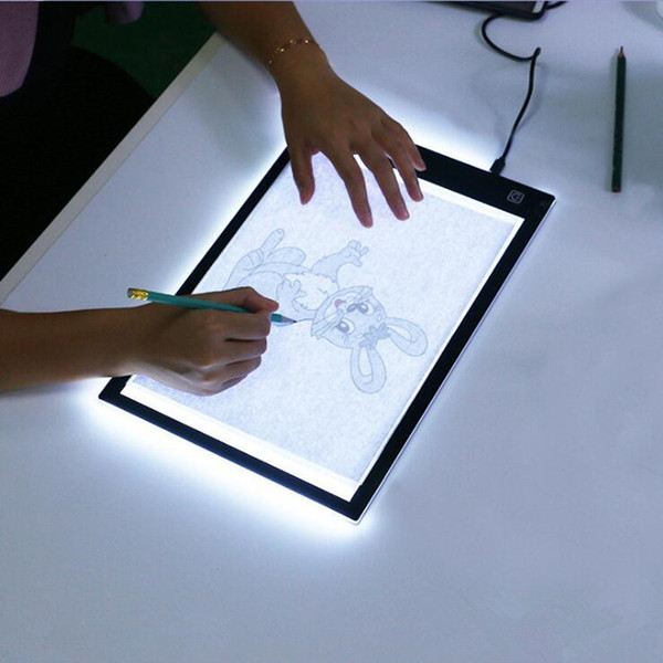 LED Graphic Tablet Writing Painting Light Box Tracing Board Copy Pads Digital Drawing Tablet Artcraft A4 Copy Table LED Board Lighting